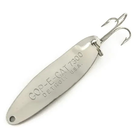 Dardevle Cop-E-Cat 7300 Ondulante, Nickel/Vert, 10g, Action Vacillante, #7487