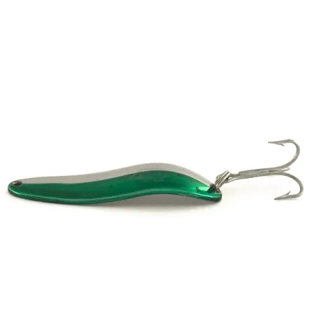 Dardevle Cop-E-Cat 7300 Ondulante, Nickel/Vert, 10g, Action Vacillante, #7487