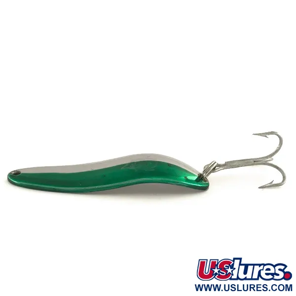 Dardevle Cop-E-Cat 7300 Ondulante, Nickel/Vert, 10g, Action Vacillante, #7487