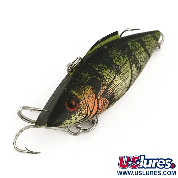Bill Lewis Rat-L-Trap Lipless Crankbait, Perche, 12g, Bruiteur, #7495