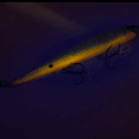 Smithwick Suspending Rattlin’ Rogue Jerkbait, Argent-Bleu, 10g, #7496