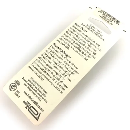 Cotton Cordell Grappler Shad Deep Diver, Or/Orange, 7g, Plongeant, #7497