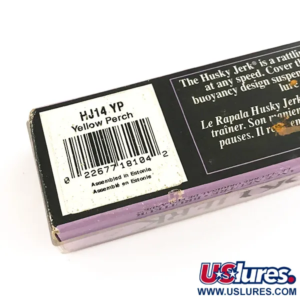 Rapala Husky Jerk HJ 14 Suspending, Yellow Perch, 18g, bruiteur, #7498