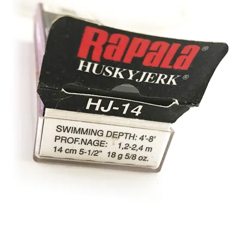Rapala Husky Jerk HJ 14 Suspending, Yellow Perch, 18g, bruiteur, #7498
