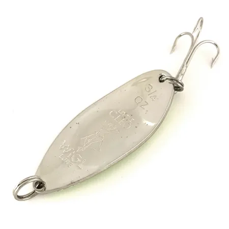 Seneca Little Cleo (Hula Girl) UV Cuillère, Nickel/Vert, 21g, #7504