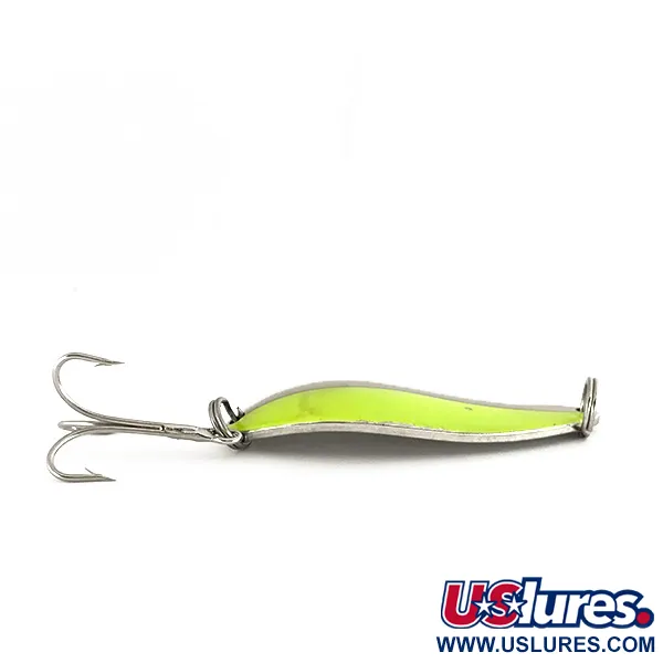 Seneca Little Cleo (Hula Girl) UV Cuillère, Nickel/Vert, 21g, #7504