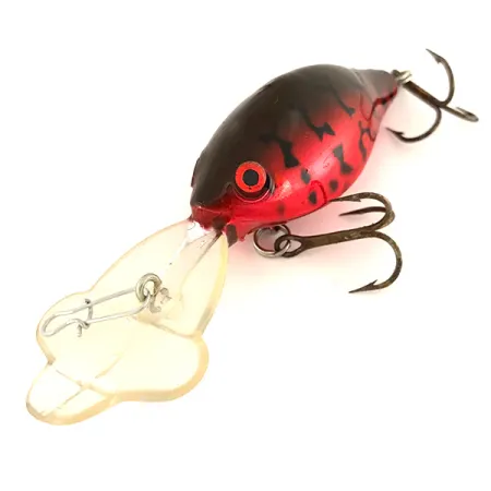 Crankbait Luhr Jensen Hot Lips Express, Red Tiger, 12g, Plongeur, #7507