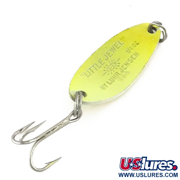 Luhr Jensen Little Jewel Cuillère, Jaune/Rouge, 7g, UV Glow, #7519