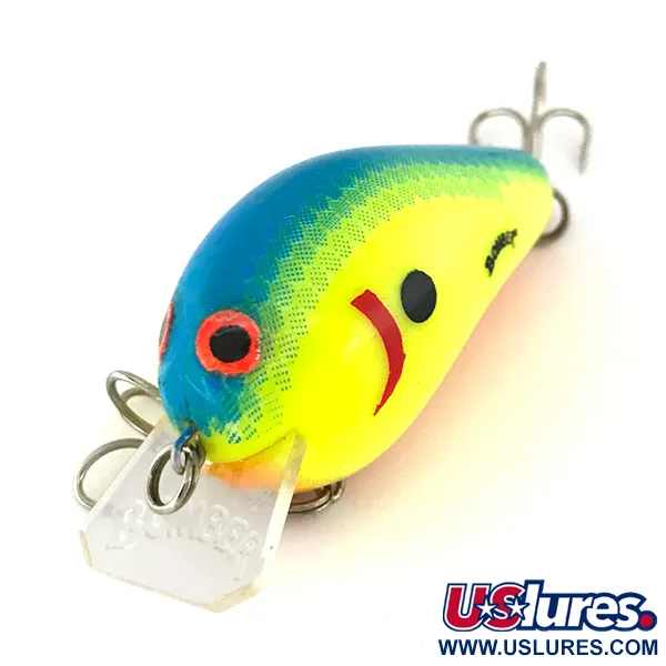Bomber SQUARE A Crankbait, OB, 6g, Phosphorescent, #7527