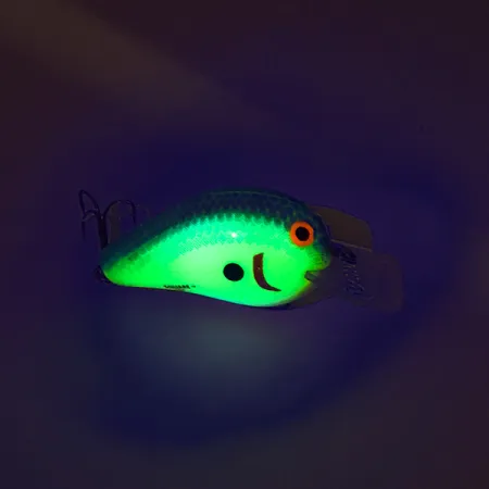 Bomber SQUARE A Crankbait, OB, 6g, Phosphorescent, #7527