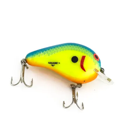 Bomber SQUARE A Crankbait, OB, 6g, Phosphorescent, #7527