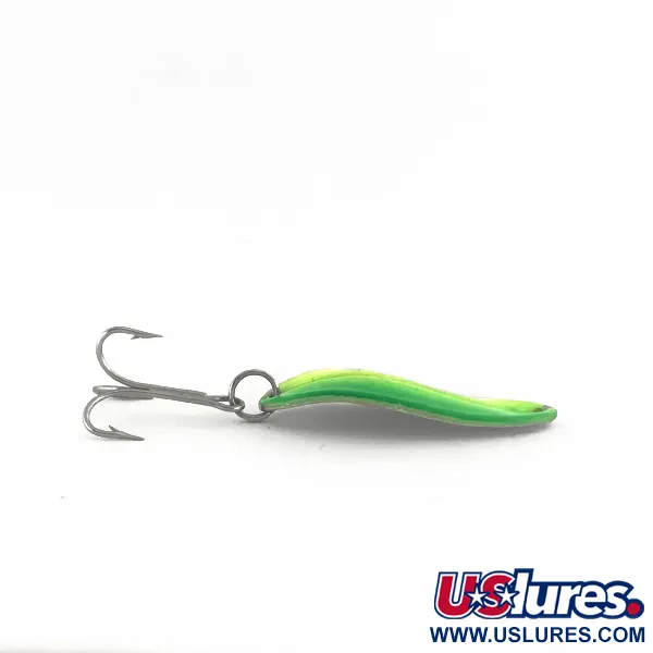 TODDCO Main liner UV Cuillère, Jaune/Vert/Nickel, 11g, UV, #7538