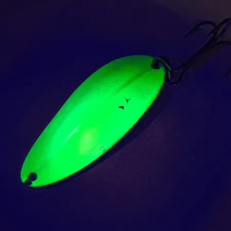 TODDCO Main liner UV Cuillère, Jaune/Vert/Nickel, 11g, UV, #7538