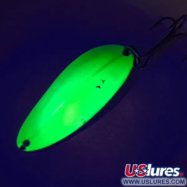 TODDCO Main liner UV Cuillère, Jaune/Vert/Nickel, 11g, UV, #7538