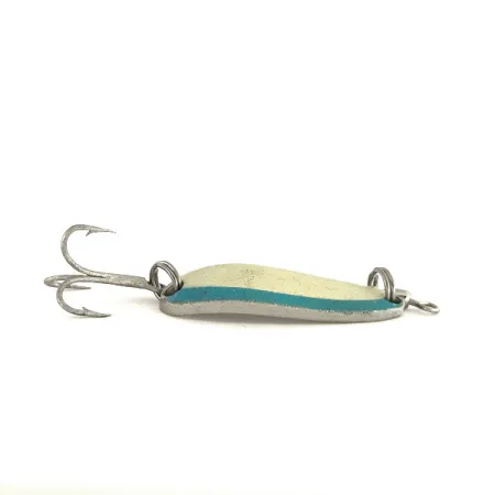 Luhr Jensen Krocodile Cuillère, White/Blue/Nickel, 9g, Coulante, #7543