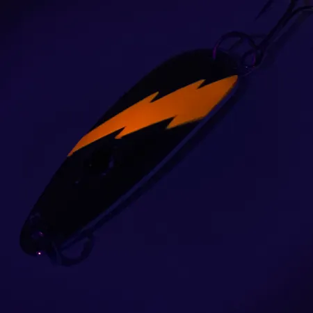 Red Eye Evil Eye UV Cuillère, Nickel/Orange/Red Eye, 14g, UV, #7556