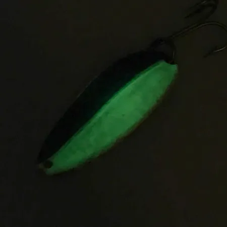 TODDCO Main Liner Glow Cuiller, Blanc / Bleu / Nickel, 11g, #7571