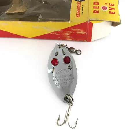 Hofschneider Red Eye Cuillère, Nickel / Yeux Rouges, 6,5g, #7583