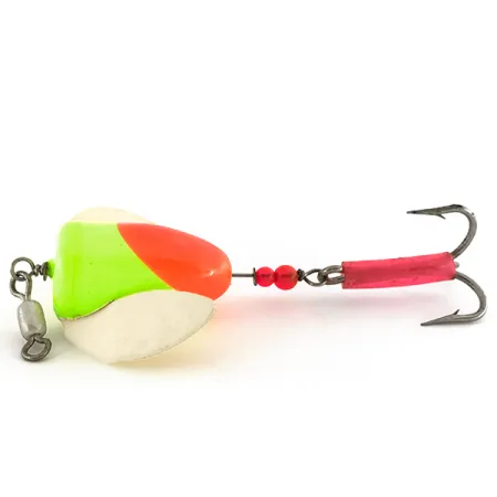 Yakima Bait Spin-n-Glo UV Leurre, Orange / Chartreuse, 7g, UV, #7584