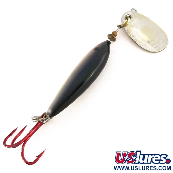 Blue Fox Vibrax Minnow Spin 1 Cuillère, Laiton, 4g, triple rouge, #7589