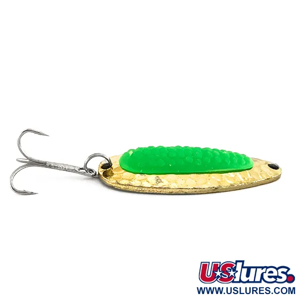 Blue Fox Pixee UV Cuillère, Gold / Green, 14g, Insert UV, #7612
