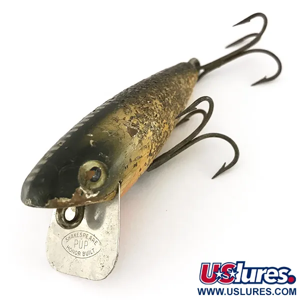 Shakespeare PUP Honor Built Poisson Nageur, Or, 14g, Bois, #7645