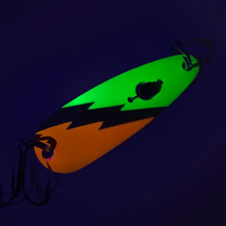 Red Eye Evil Eye UV Cuillère, Nickel/Orange/Chartreuse, 14g, UV, #7648