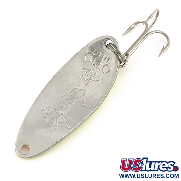 Seneca Little Cleo (Hula Girl) UV Cuillère, Jaune/Orange/Nickel, 10g #7662