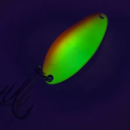 Seneca Little Cleo (Hula Girl) UV Cuillère, Jaune/Orange/Nickel, 10g #7662