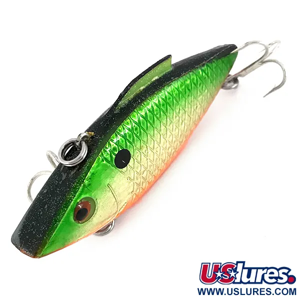 Bill Lewis Rat-L-Trap Lipless Crankbait, Vert-Or-Orange, 14g, #7667