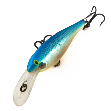 Rapala Shad Rap Deep Runner 05 Poisson-nageur, Bleu, 5g, Balsa, #7670
