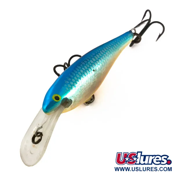 Rapala Shad Rap Deep Runner 05 Poisson-nageur, Bleu, 5g, Balsa, #7670