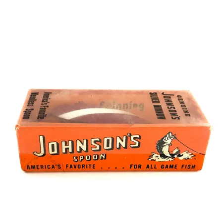 Johnson Silver Minnow Cuillère, Rouge / Blanc, 5g, Anti-herbe, #7677