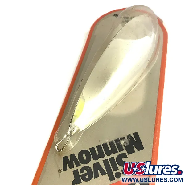 Cuillère Johnson Silver Minnow Weedless, Argent, 31g, Anti-herbe, #7678