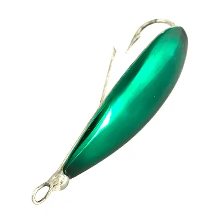 Johnson Silver Minnow Cuillère Anti-Herbe, Argent/Vert, 14g, #7680