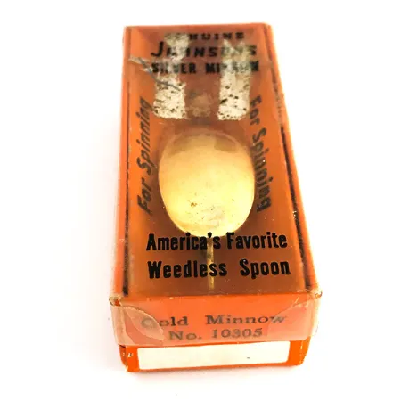 Weedless Johnson Silver Minnow Cuillère, Or, 5g, Anti-herbe, #7681