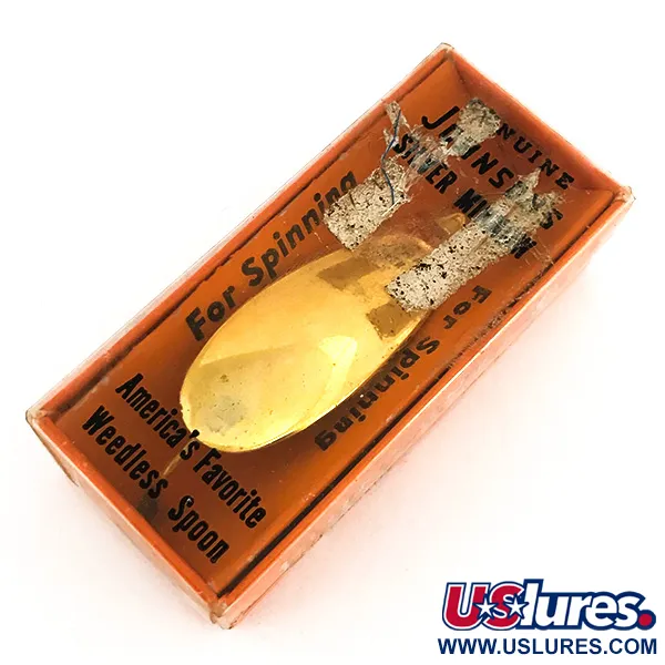 Weedless Johnson Silver Minnow Cuillère, Or, 5g, Anti-herbe, #7681