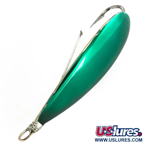 Johnson Silver Minnow Cuillère, Green / Silver, 12g, Anti-herbe, #7683