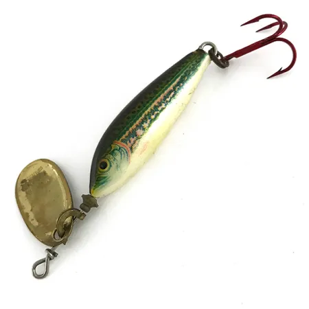 Blue Fox Vibrax Minnow Spin 1 Cuillère, Doré, 4g, Triple Rouge, #7686