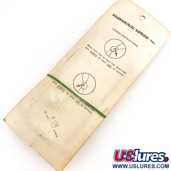 Smithwick Devil's Horse Leurre de Surface, Nickel, 9g, Bois, #7690