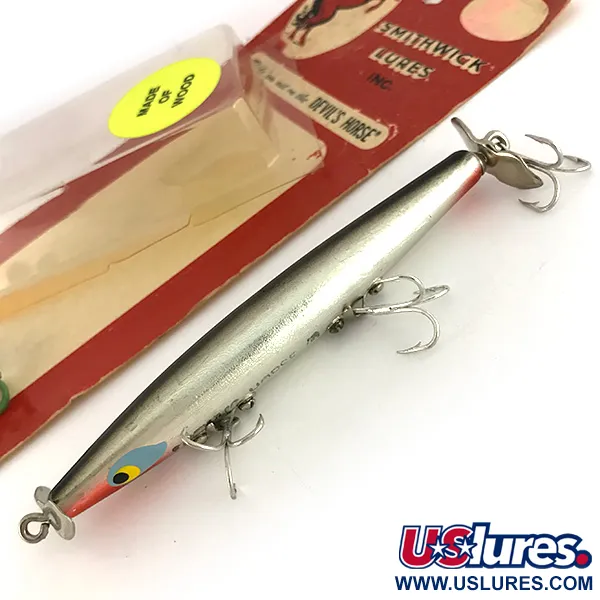 Smithwick Devil's Horse Leurre de Surface, Nickel, 9g, Bois, #7690