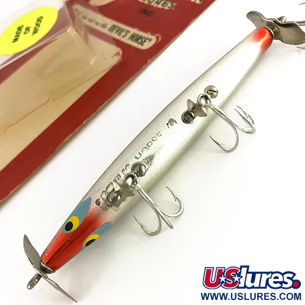 Smithwick Devil's Horse Leurre de Surface, Nickel, 9g, Bois, #7690