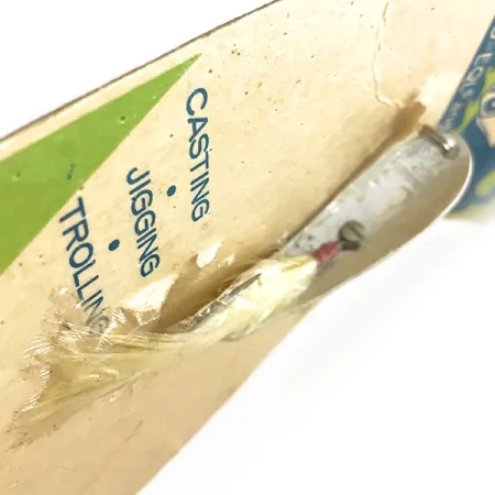 Hopkins 238 Hammered Spoon Cuillère, Argent, 7g, Bucktail, #7694