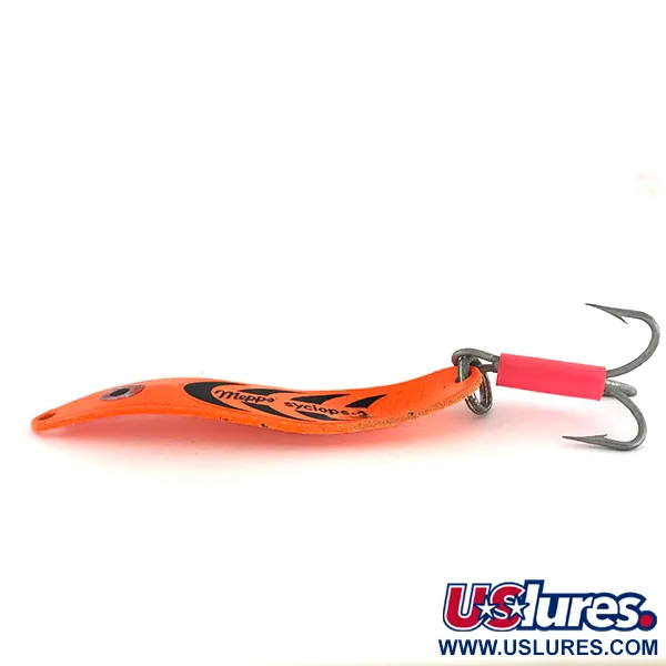 Mepps Syclops 2 Cuillère, Orange Fluorescent, 17g, Glow UV, #7695