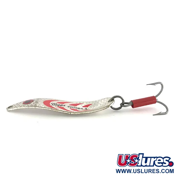 Mepps Syclops 2 Cuillère, Argent, 17g, Texture Écailles, #7697