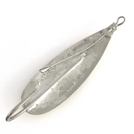 Johnson Weedless Silver Minnow UV Cuillère, Argent/Chartreuse, 12g, #7711