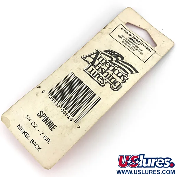 Eppinger Dardevle Spinnie Cuillère, Rouge/Blanc, 7g, Vintage, #7747