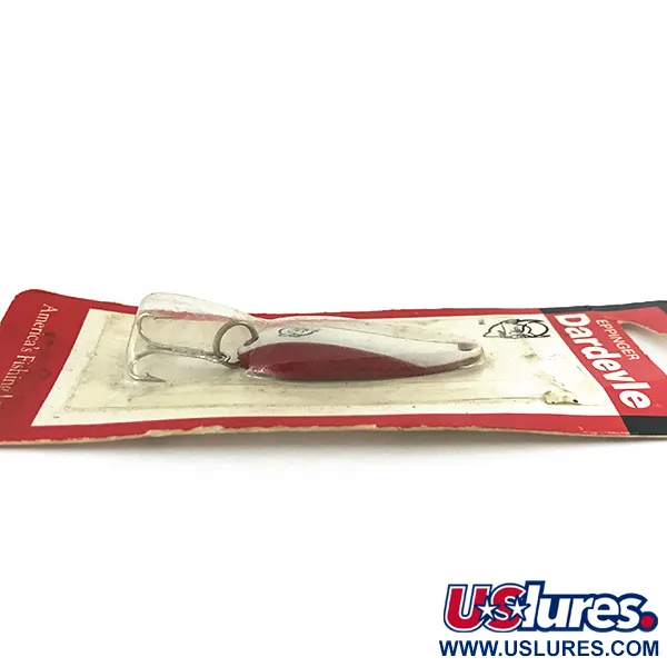 Eppinger Dardevle Spinnie Cuillère, Rouge/Blanc, 7g, Vintage, #7747