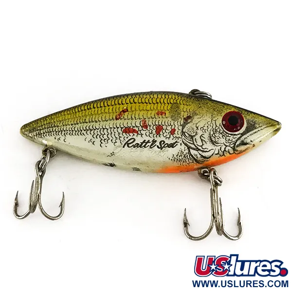 Cotton Cordell TH Spot Lipless Crankbait, Argent-Olive, 14g, #7752
