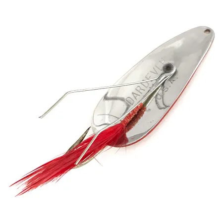 Eppinger Weedless Dardevle Imp Cuillère, Rouge/Blanc/Nickel, 11g, #7756